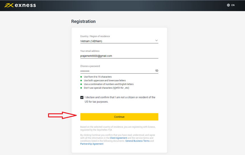 Verify Exness account Guidelines for the fastest